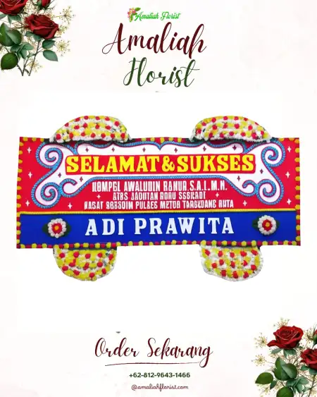 Papan Bunga Ucapan Selamat Ngembeh